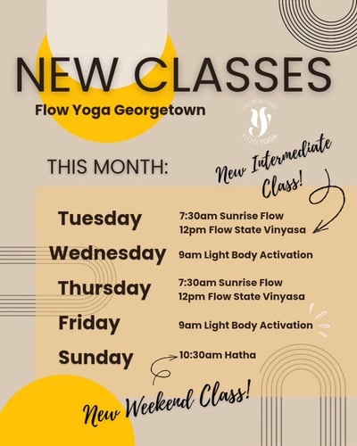 Flow Yoga Georgetown 