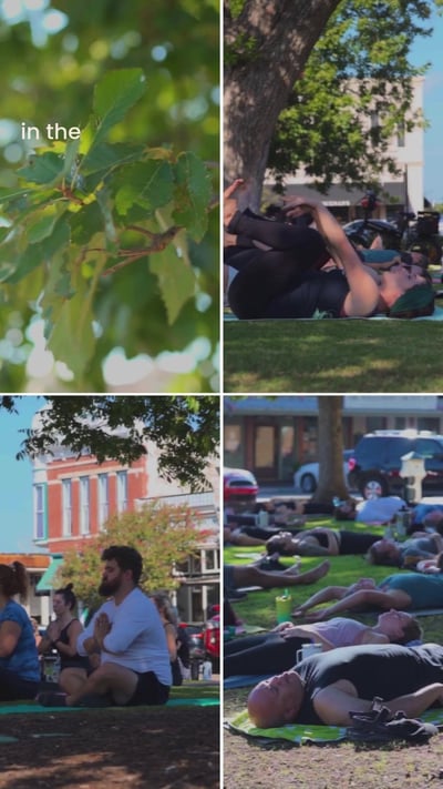 Flow Yoga Flowyogatx Yoga In The Park