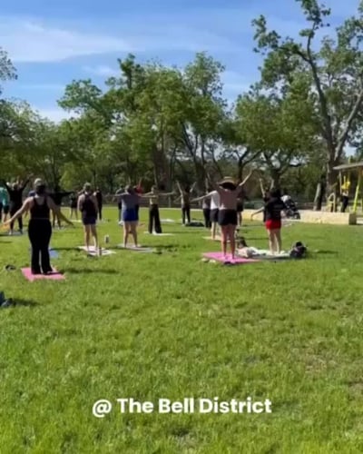 Flow Yoga Flowyogatx Yoga In The Park