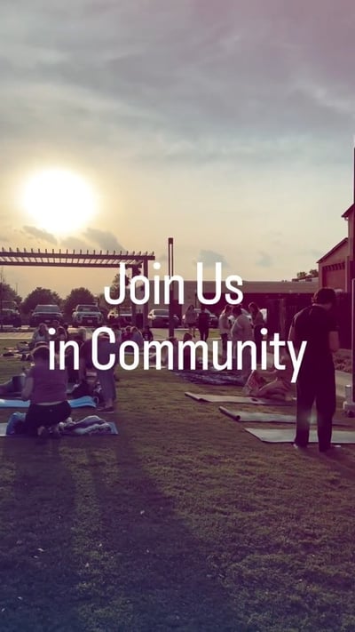 Flow Yoga Georgetown yoga and wellness festival community event flyer Austin Texas