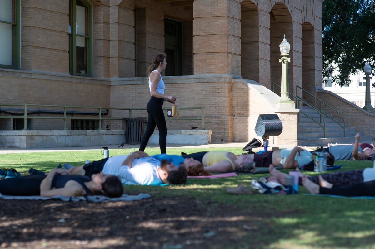 Free: Yoga On The Square at Flow Yoga Georgetown in Cedar Park