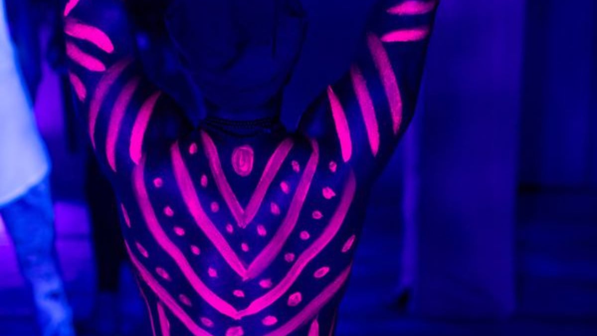 Luminosity: Black Light Yoga Experience at Flow Yoga South Congress in 