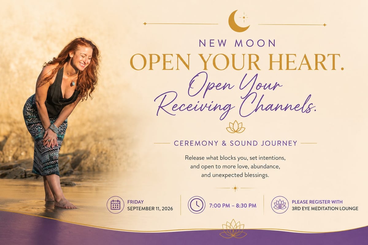 New Moon Ceremony & Sound Journey at 3rd Eye in Austin