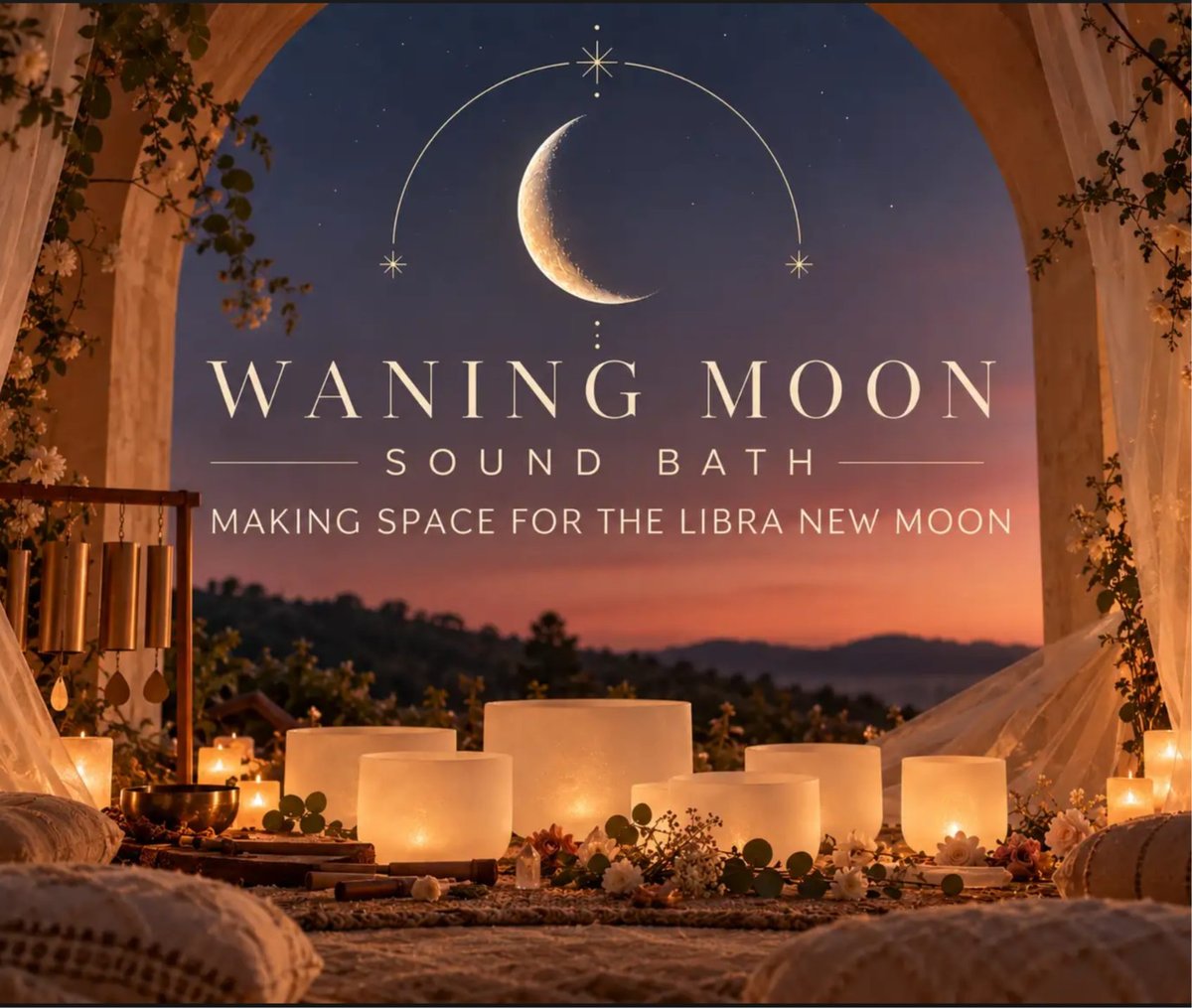 Waning Moon Sound Bath | Making Space for the Libra New Moon at 3rd Eye in Austin