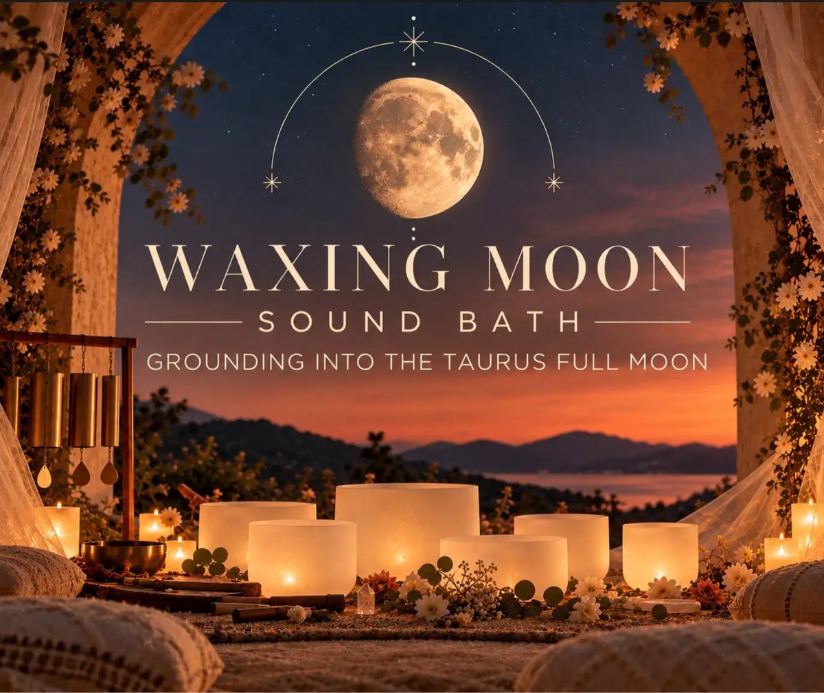 Waxing Moon Sound Bath | Grounding Into The Taurus Full Moon at 3rd Eye in Austin
