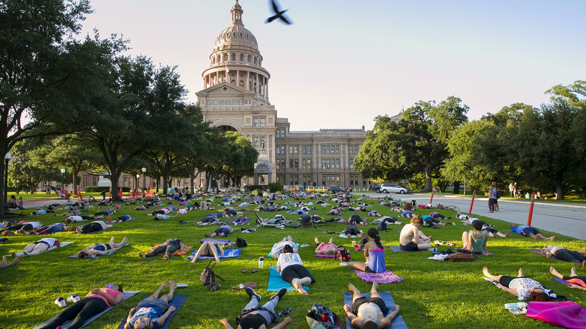 Free: Yoga At The Capitol at Flow Yoga Online in Global