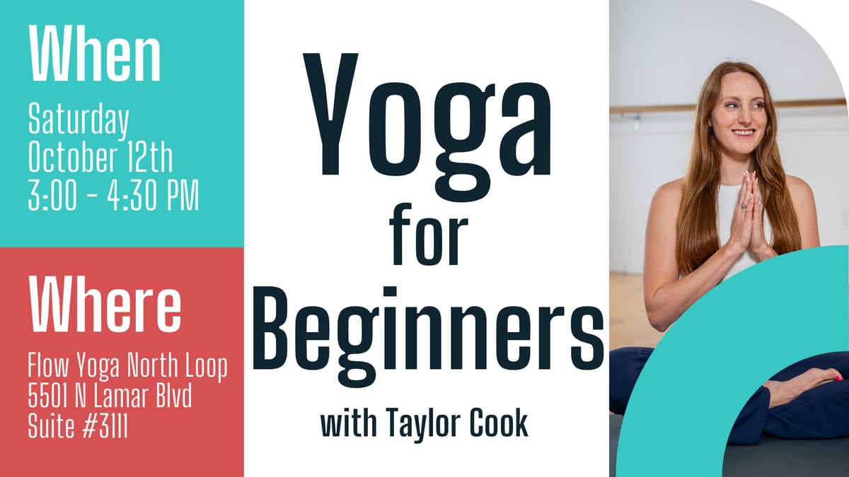 Yoga For Beginners at Flow Yoga North Loop in Anderson Austin