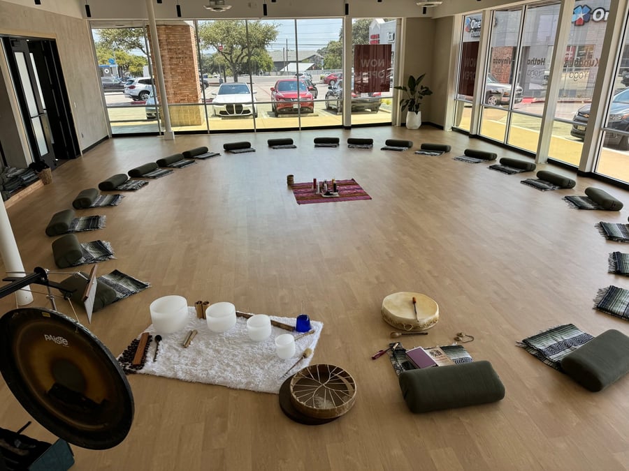 Cacao Circle for Strength and Abundance + Drum Journey at Flow Yoga Georgetown in Cedar Park