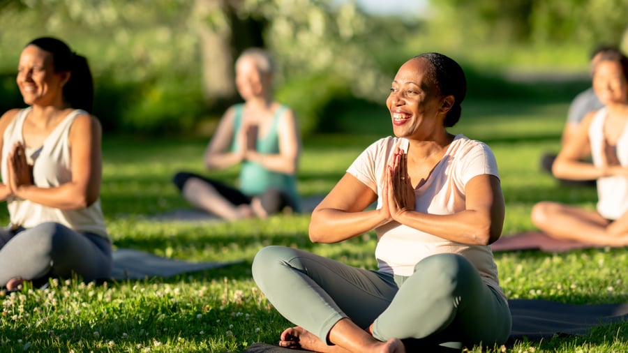 Free Yoga in the Park at Flow Yoga South Congress in 