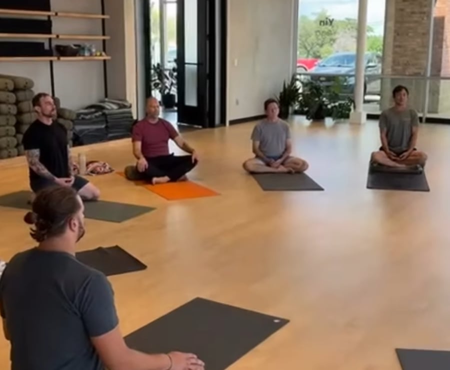 Men’s Circle: Breath, Meditation & Connection at Flow Yoga Georgetown in Cedar Park