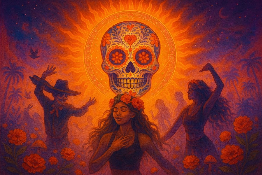 Through the Veil: Day of the Dead Kundalini & Gong Ceremony at 3rd Eye in Austin
