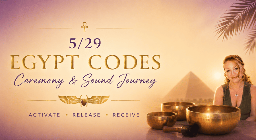 Egypt Codes Ceremony & Sound Journey at 3rd Eye in Austin