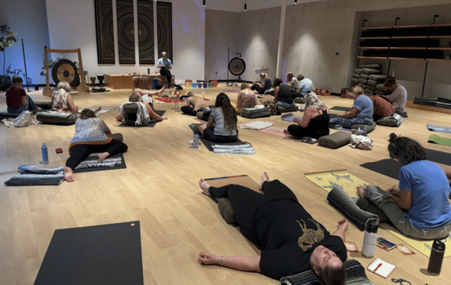 Creative Intent and Sound Infusion at Flow Yoga Cedar Park in Cedar Park