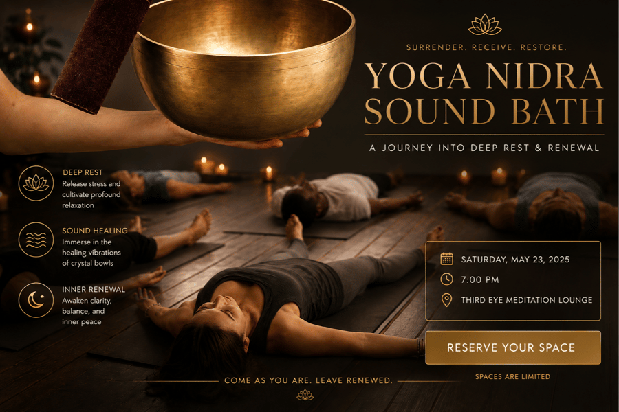 Tantric Sound Bath & Yoga Nidra at 3rd Eye in Austin