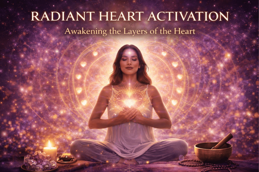 Radiant Heart Activation: Awakening the Layers of the Heart at Flow Yoga Georgetown in Georgetown