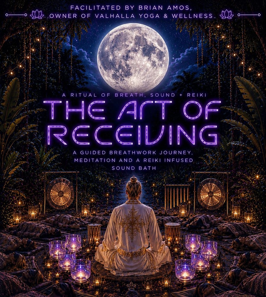 The Art of Receiving: A Ritual of Breath, Sound + Reiki at Flow Yoga North Loop in Anderson Austin