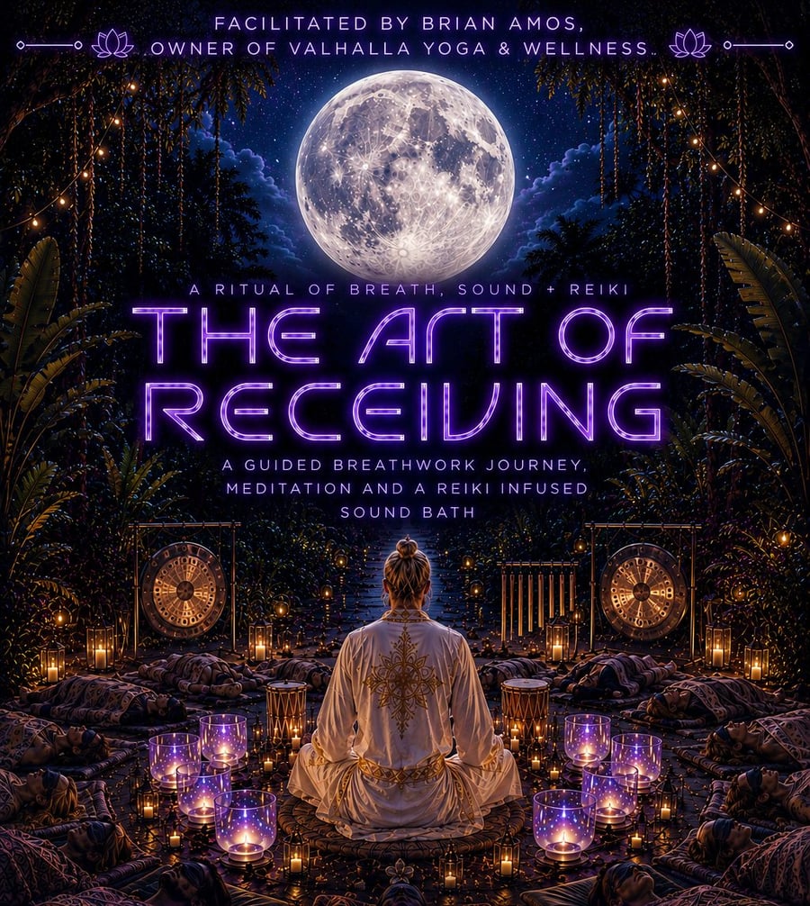 The Art of Receiving: A Ritual of Breath, Sound + Reiki at Flow Yoga Cedar Park in Cedar Park