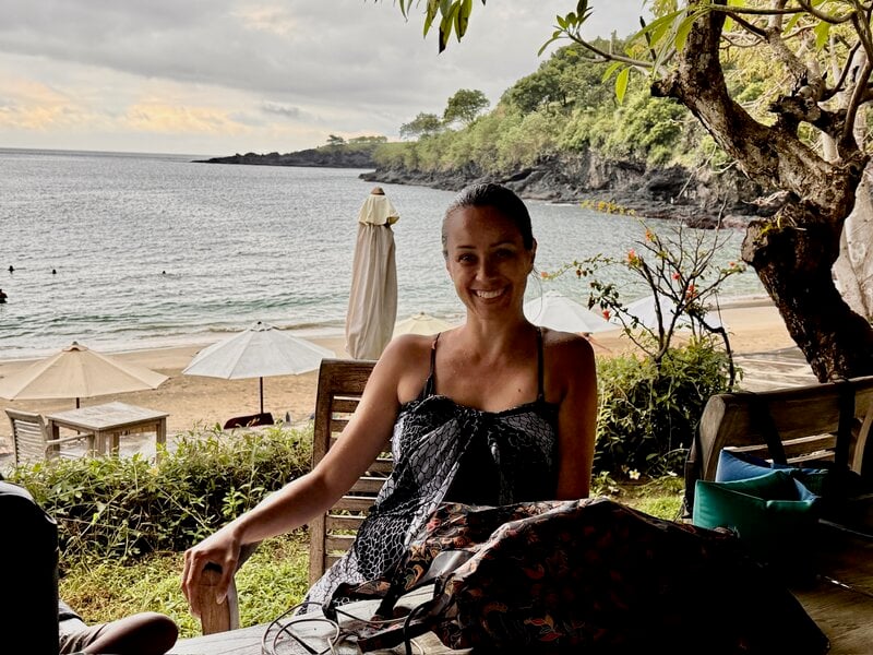 Bali Yoga Retreat Beachside Lunch Ocean View