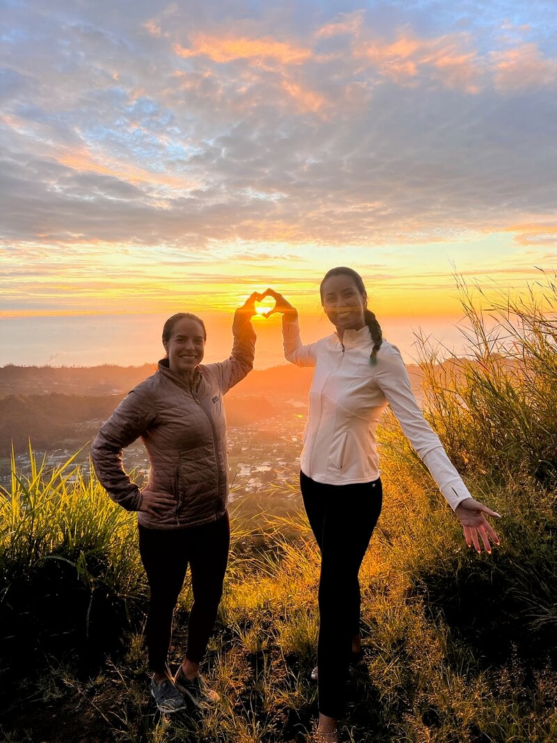 Bali retreat sunrise