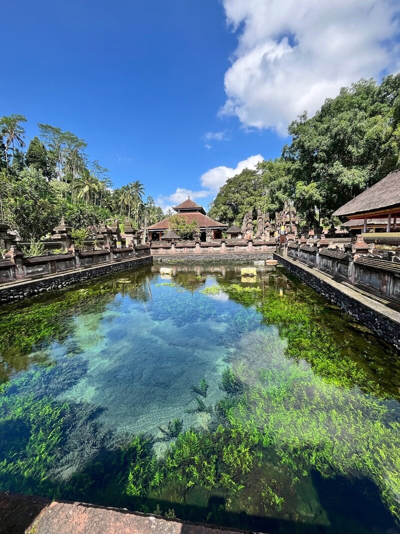 Bali Yoga Retreat Tirta Empul Sacred Spring Pond