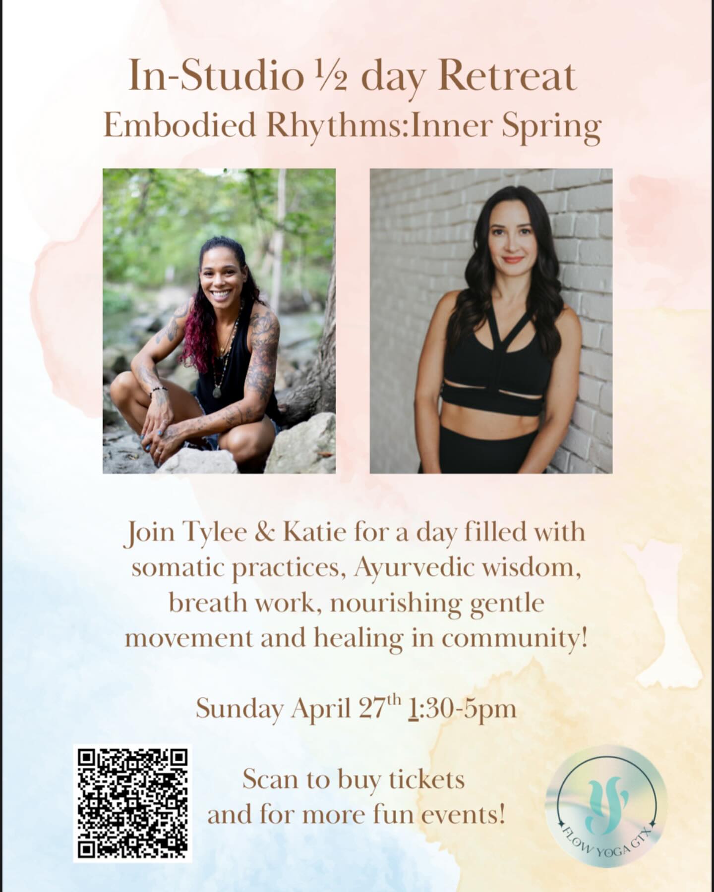🌼 Embodied Rhythms: Inner Spring – A Half-day Retreat 🌺 (Only 1 week away!!)  Sunday, April 27th 1:30-5PM 🌱Spring is a season of renewal, growth, and possibility—a time when the earth awakens, and so do we.  🌱Embodied Rhythms: Inner Spring is a half-day retreat designed to support your female nervous system in transitioning out of winter’s stillness and into the energy of expansion with intention, ease, and embodiment.  Includes: •Somatic Practices – Release stored tension and feel at home in your body  •Breathwork – Regulate your nervous system and access deeper clarity  •Meditation & Reflection – Create space for new insights and self-connection  •Embodied Movement – Awaken your energy and soften into flow  •Ayurvedic Seasonal Wisdom – Learn how to support your body this spring  •Healing in Community – Be seen, supported, and held in a nurturing space  •Nourishing Snacks – Because deep healing requires deep nourishment  To save your spot, click the link above in bio 👆🏻  @dga_gtx  EmbodiedRhythms #InnerSpringRetreat #SomaticHealing #NervousSystemSupport #SpringAwakening #BreathworkJourney #MeditationAndReflection #EmbodiedMovement #AyurvedicWisdom #SeasonalSelfCare #HealingInCommunity #FeminineNervousSystem #IntentionalLiving #EaseAndEmbodiment #NourishToHeal #SacredFeminineSpring #SpringEnergyShift #MindBodyConnection #SoftIntoFlow #RootToRise
