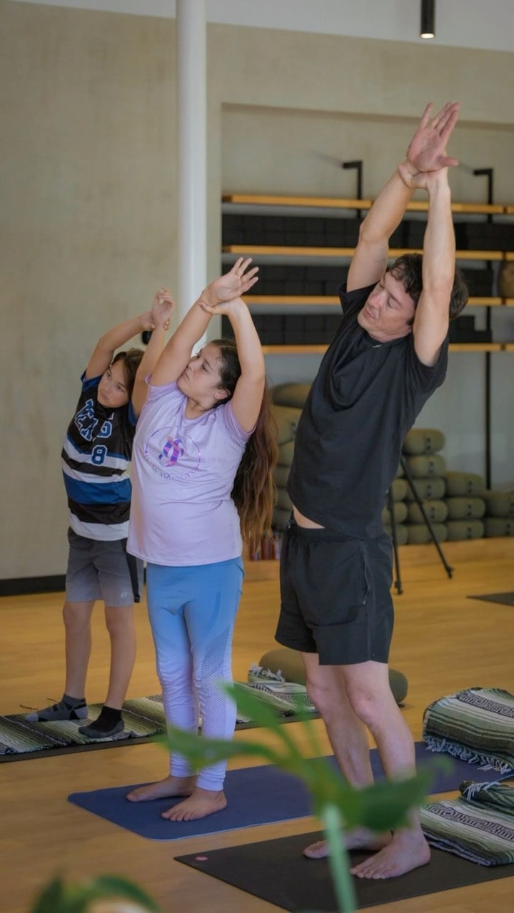 ☀️Family Saturday Yoga ☀️  Every Saturday 12-1 pm W/ @vaquera.mama  🤸‍♀️Saturdays are for connection—and a little bit of chaos! •This is not your average yoga class. It’s a playful, relaxed time to move, breathe, and bond with your kids and loved ones.  •We’ll stretch like animals, balance like trees, and laugh our way through poses together.  •Expect kid-friendly yoga flows, partner poses, fun breathing techniques (“dragon breaths” and “balloon bellies” anyone?), yoga-inspired games, and curious conversations that spark imagination and connection. 💫 Minimum age 5 years old.  *Parents must attend with their kids* @dga_gtx  #FamilyYogaFun #YogaWithKids #SaturdayConnection #PlayfulYoga #MoveBreatheBond #ParentAndChildYoga #YogaGamesAndGiggles #JoyfulMovement #ImaginativeYoga #StretchAndLaugh #MindfulFamilies #TogetherWeFlow #YogaAdventureTime #BalloonBelliesAndDragonBreaths #PajamaYogaParty