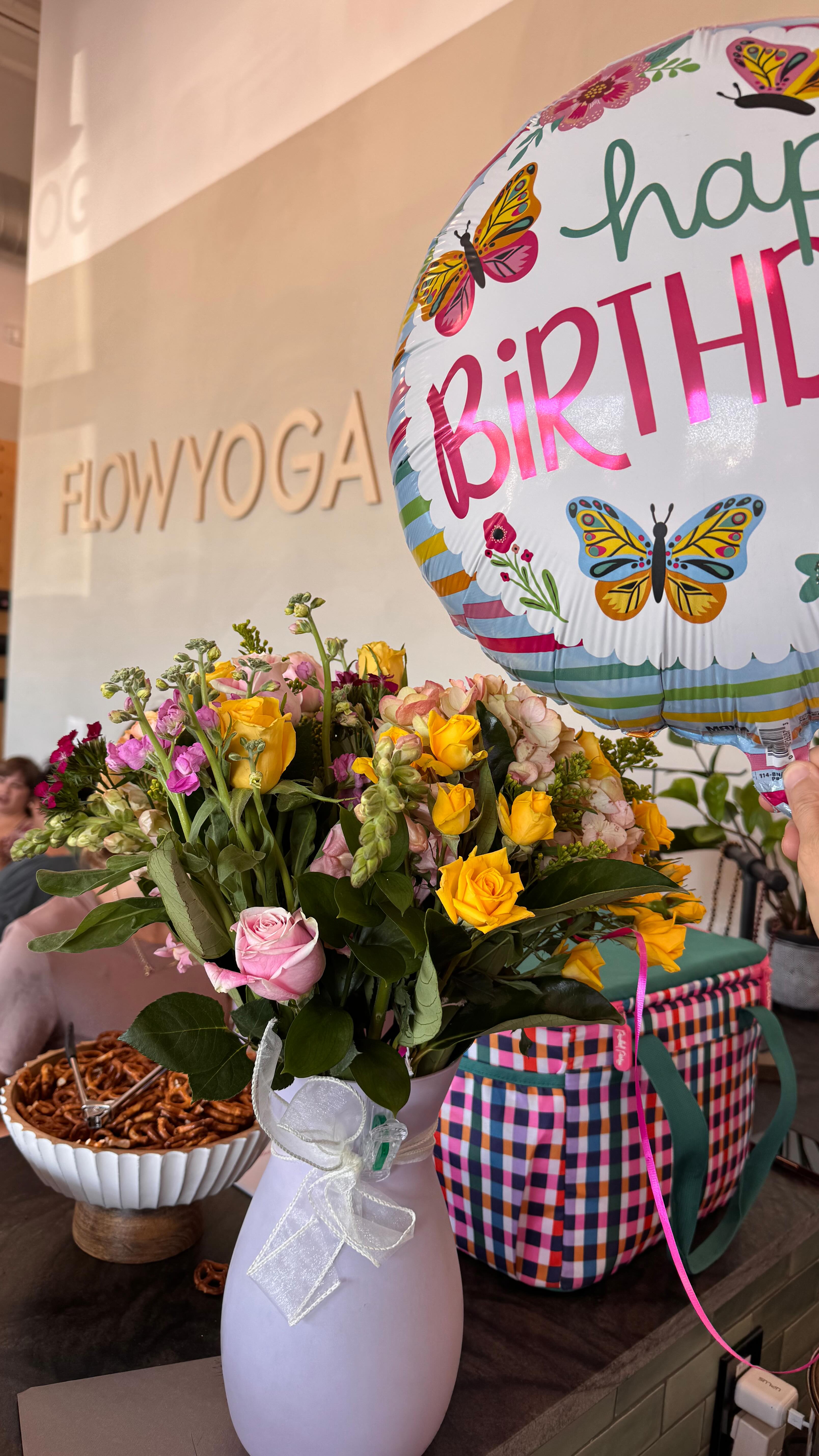 Happy one year of gathering and celebrating as a beautiful community!  reflecting on how beautiful and sometimes challenging 😂 this journey was to get to where we are today.  We are so grateful for all the businesses and those of you who supported us even before the studio was open, the amazing teachers here for holding space & sharing your knowledge & wisdom and so unconditionally grateful for the community that has congregated and stuck with us for a year.  We see you 🥰🫶🏻 Here is to another year of celebrating each other, continuing on our yoga, journeys, creating friendships and memories and so much more !!  @dga_gtx